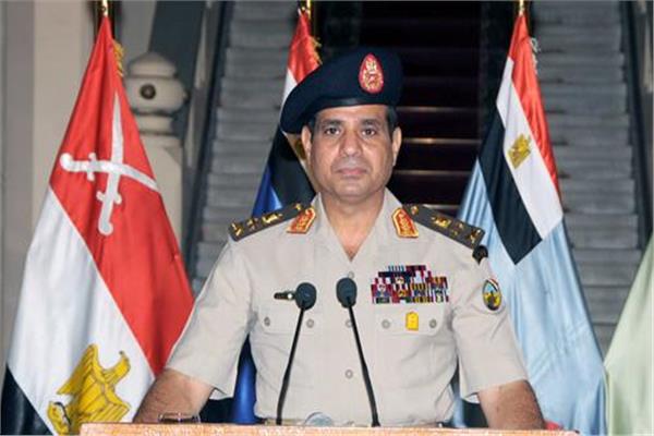 الفريق أول عبد الفتاح السيسي يلقي بيان 3 يوليو