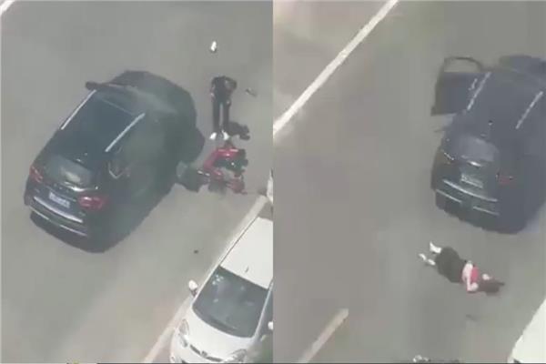 زوج يدهس زوجته في الصين