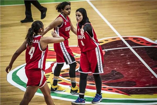 لاعبات المنتخب المصري لكرة السلة للسيدات