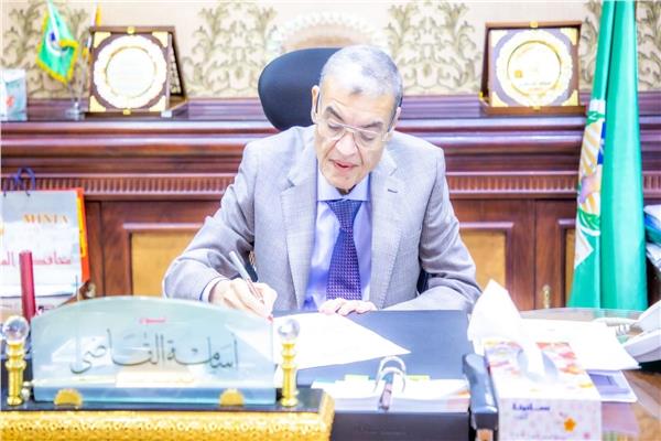 اللواء أسامة القاضي محافظ المنيا