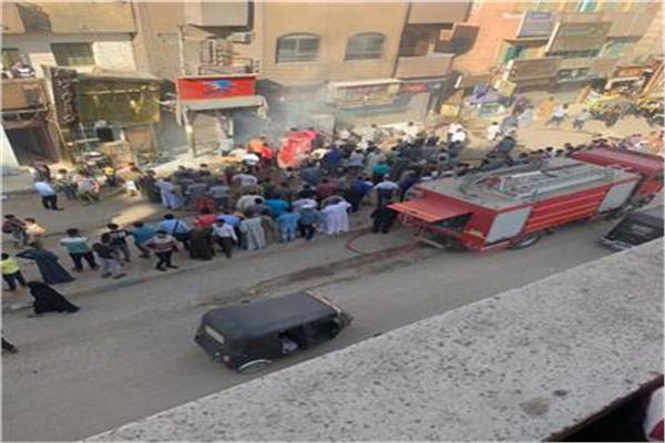 الحماية المدنية أثناء إخماد النيران