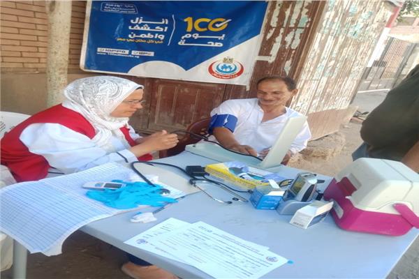 استمرار فعاليات مبادرة 100 يوم صحة بدمياط