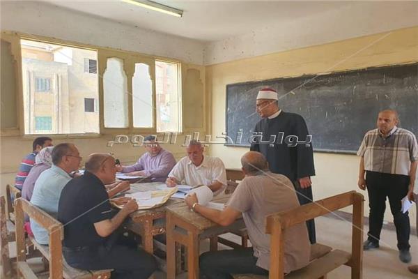 مدير المنطقة الأزهرية بالغربية  يتابع مراكز تصحيح الشهادة الثانوية الأزهرية 