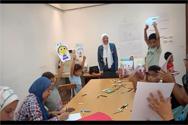  ورش رسم وتمثيل وغناء لأطفال ثقافة دهب
