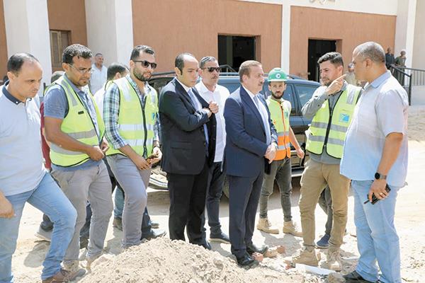 ■ محافظ المنوفية يتابع الأعمال الإنشائية بمستشفى أشمون الجديد