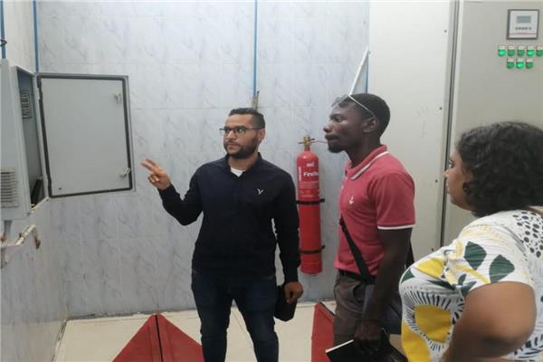الوفد الهولندي يزور مياه أسيوط 