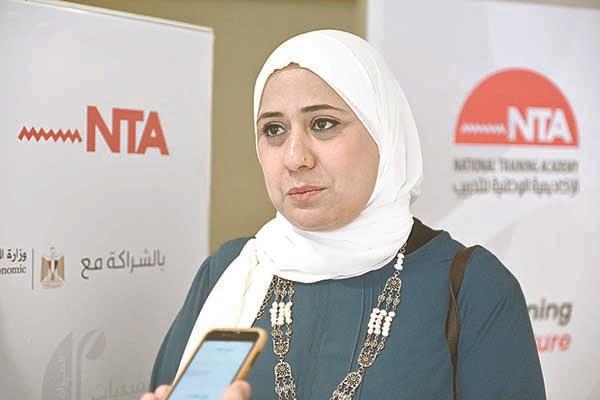 د. أماني البدري، مهندسة جرافيك بوزارة التربية والتعليم