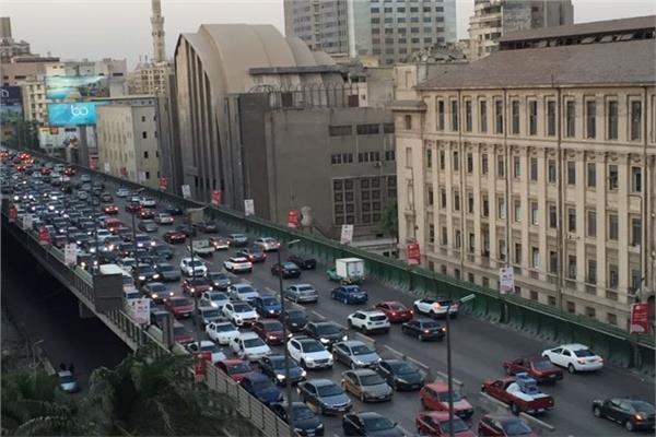 كثافات أعلى كوبري أكتوبر 