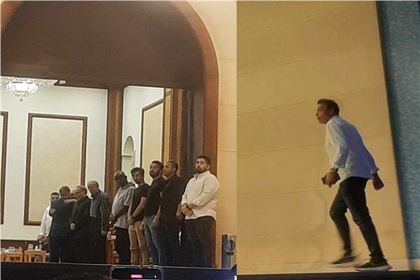 وصول محمد الغيطي عزاء والد الفنان مي كساب