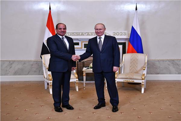 الرئيس السيسي ونظيره الروسي