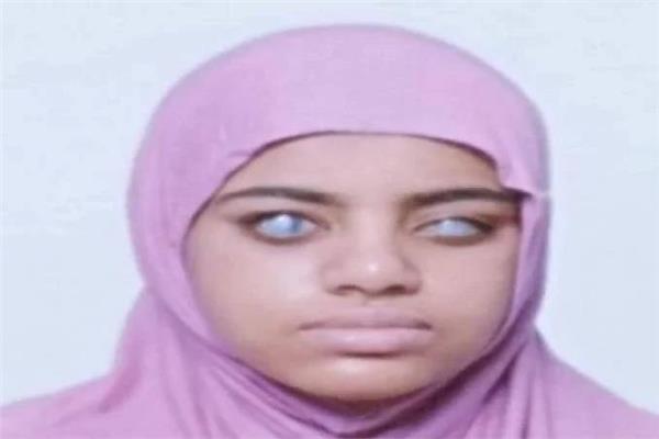 هاجر محمد إبراهيم، الحاصلة على المركز الأول للمكفوفين على مستوى الجمهورية