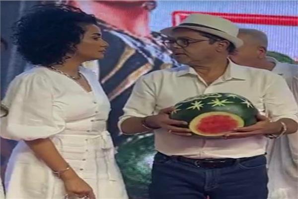 محمد هنيدي و نانسي صلاح