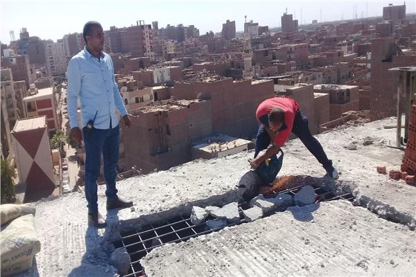 جانب من أعمال الإزالة