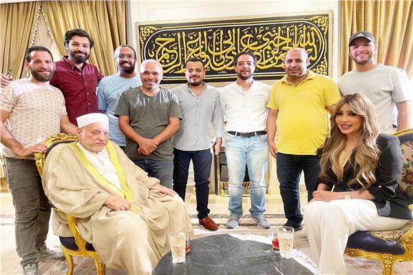  د. أحمد عمر هاشم خلال لقائه مع الإعلامية إيمان أبوطالب