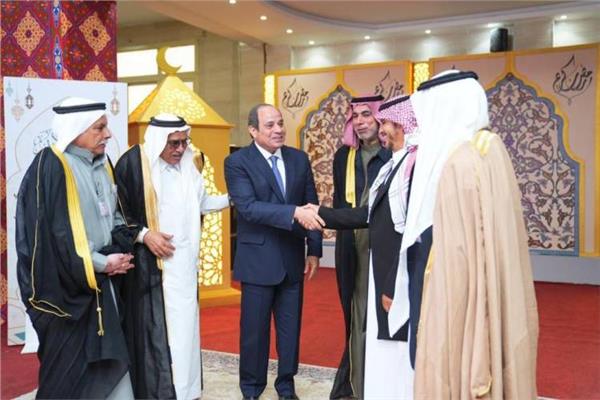 الرئيس السيسي يلتقي شيوخ قبائل سيناء - أرشيفية
