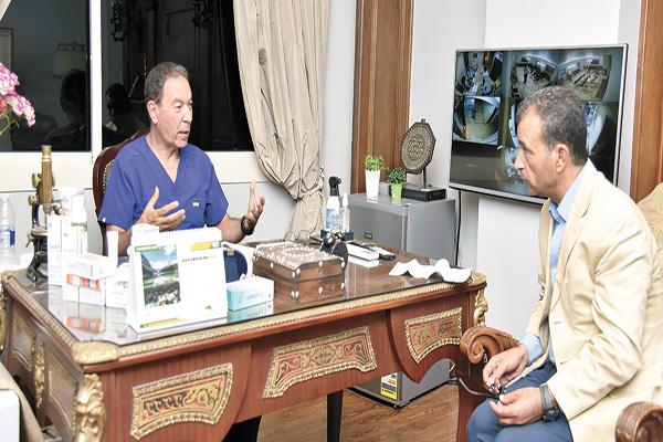 د. هانى الناظر  خلال حواره مع «الأخبار»