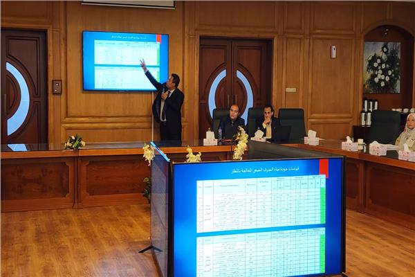 مناقشة نظام الإدارة المتكامل بمطار الغردقة الدولي