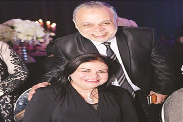الدكتور أشرف زكي والفنانة ماجدة زكي