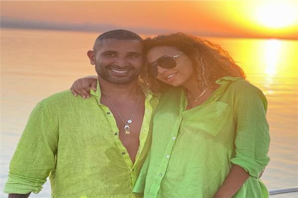 علياء بسيوني وأحمد سعد