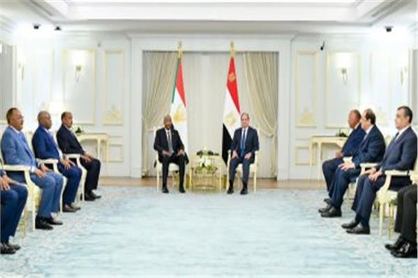 الرئيس السيسي وعبد الفتاح البرهان