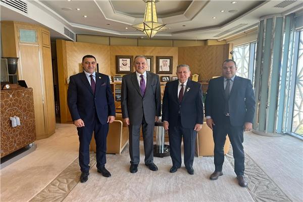 وفد حزب المؤتمر يلتقي السفير السعودي بالقاهرة