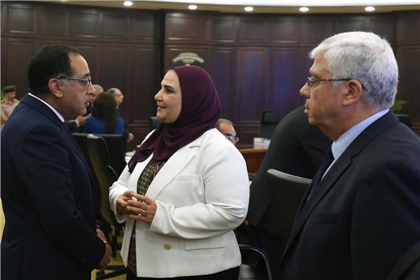 لقاء يجمع وزيرة التضامن ورئيس مجلس الوزراء