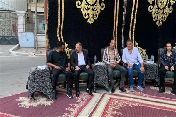 عزاء شقيق الفنان عمرو عبد الجليل بمسجد عمر مكرم