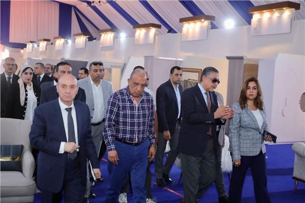 الدكتورة منال عوض محافظ دمياط خلال الفاعيلية