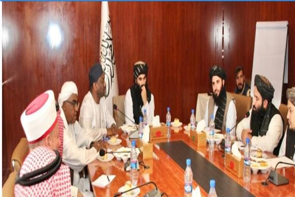 وفد العلماء المسلمين إلى افغانستان يواصل لقاءاته مع المسؤولين الأفغان