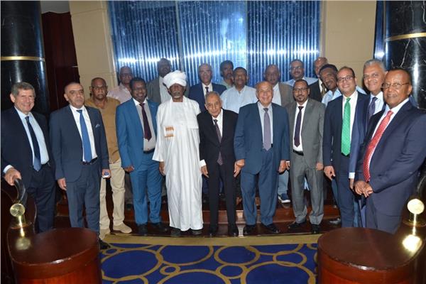جانب من حفل استقبال الوفد السوداني