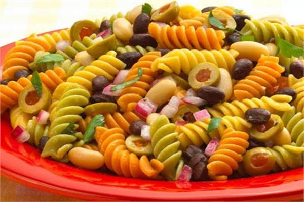  الباستا الملونة 