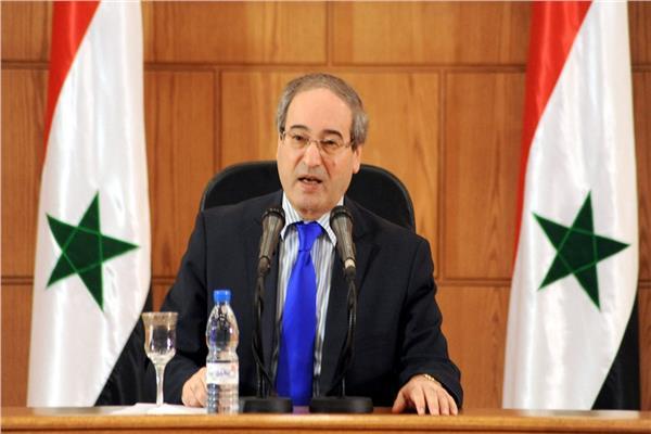  وزير الخارجية السوري فيصل المقداد