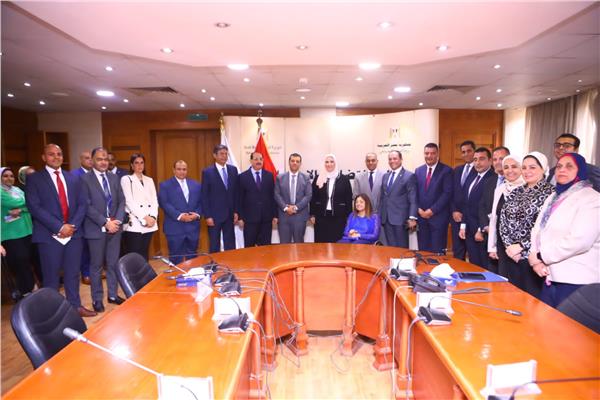 مراسم توقيع البروتوكول بين الهيئة الوطنية للانتخابات ووزارة التضامن