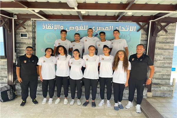 بعثة المنتخب الوطني للسباحة بالزعانف