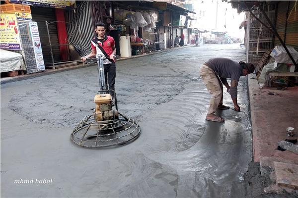 صورة من أعمال الرصف