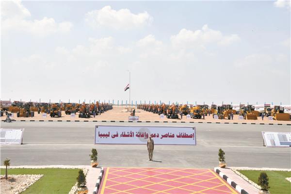 القوات المسلحة المصرية المتجهة إلى ليبيا لدعمهم في كارثة درنا