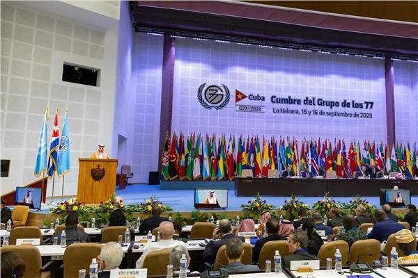 وزير الخارجية السعودي في قمة 77 بالصين