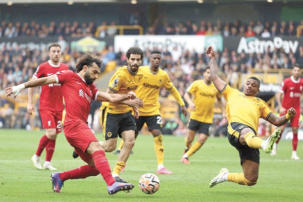 محمد صلاح يقدم مستويات رائعة مع ليفربول هذا الموسم 