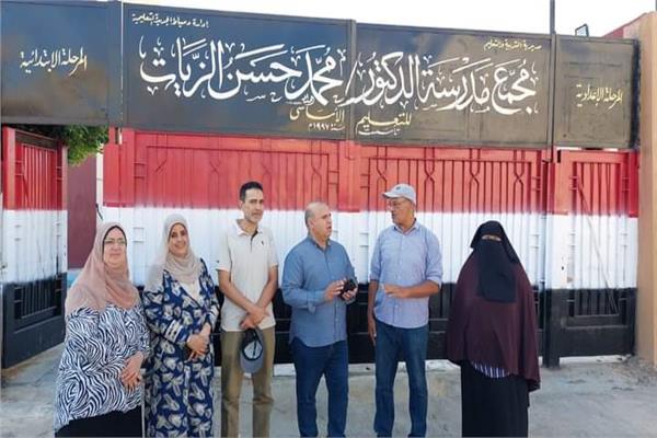 استعدادات المدارس لبدء العام الدراسى بدمياط
