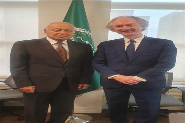 جيير بيدرسون وأحمد أبو الغيط