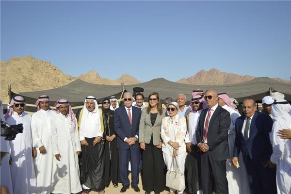 وزيرة التخطيط ومحافظ جنوب سيناء
