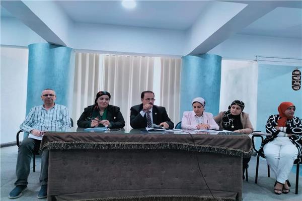 فعاليات إجتماع لمناقشة الإستعدادات لحملة طرق الأبواب بعنوان (خدمتكم لحد باب بيتكم)