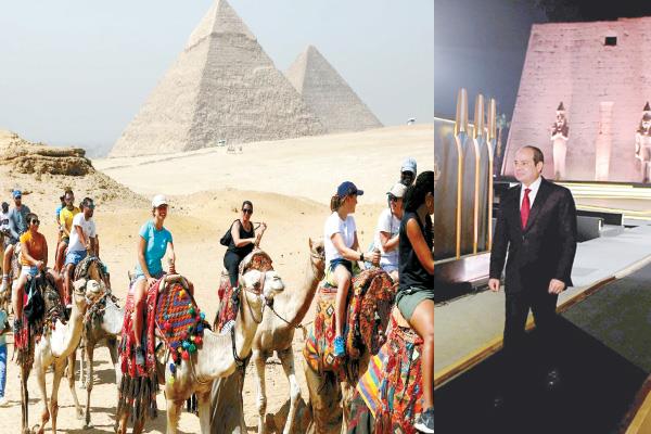 الرئيس عبد الفتاح السيسى.. افتتاح عدد كبير من المشروعات الأثرية