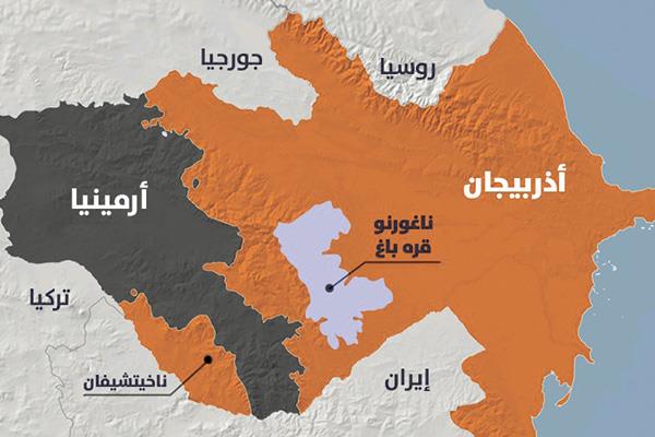 خريطة لموقع ناختشيفان