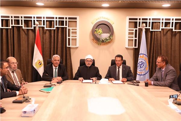 تعاون بين جامعتي الأزهر والسنوسي الليبية