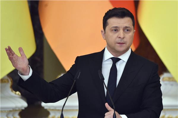 الرئيس الأوكراني فولوديمير زيلينسكي