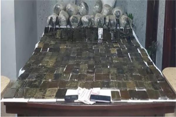 المخدرات المضبوطة