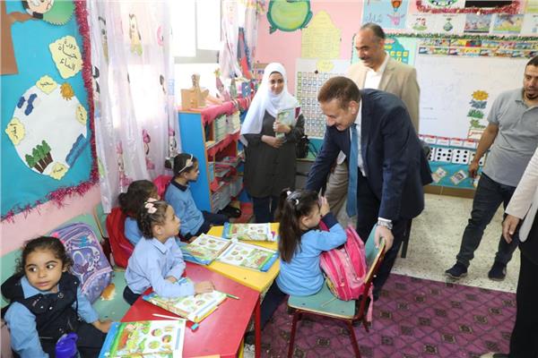 اللواء إبراهيم أبو ليمون محافظ المنوفية خلال الجولة التفقدية