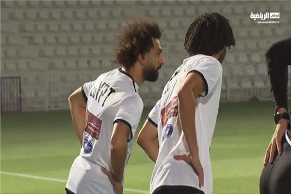 محمد صلاح والنني في معسكر منتخب مصر