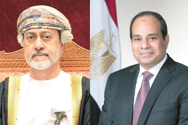 الرئيس عبدالفتاح السيسى  --  السلطان هيثم بن طارق